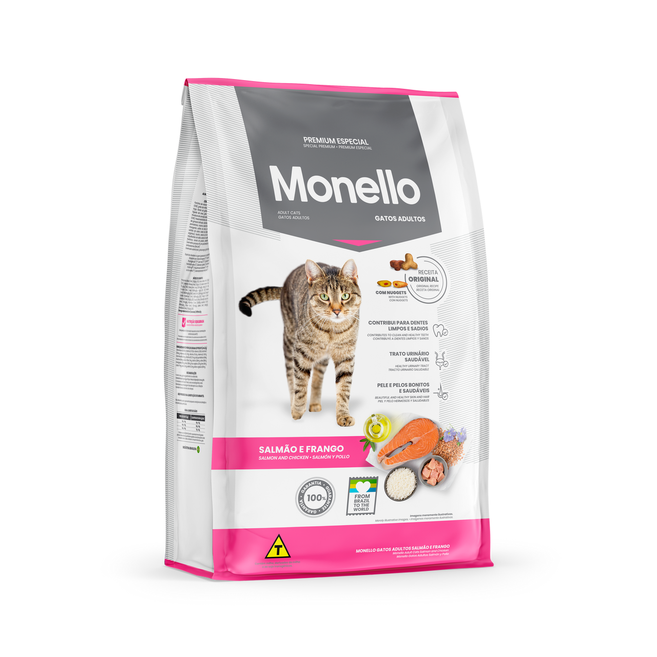 Monello Adult Cat Mix (Salmon and Chicken Flavor) - 1kg