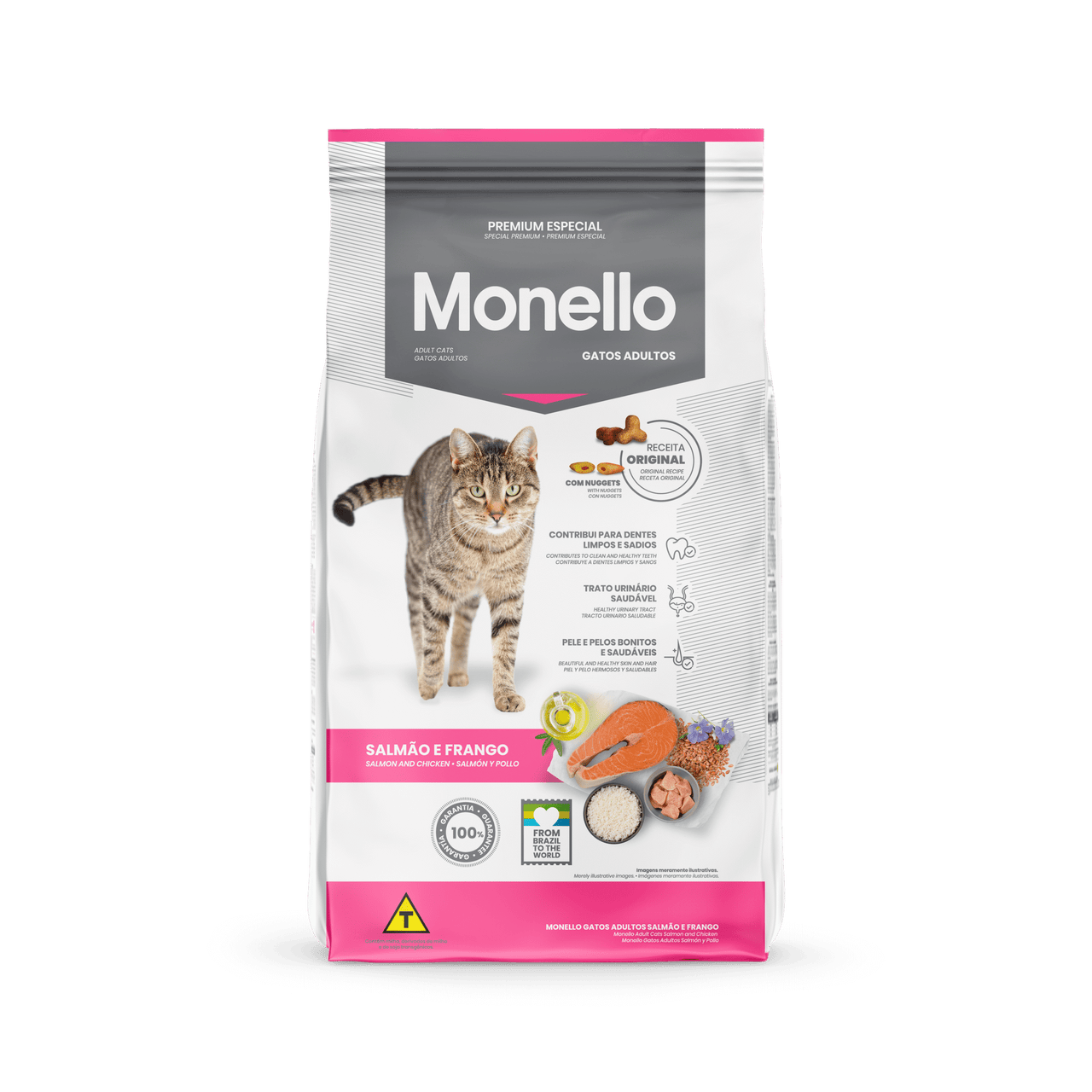 Monello Adult Cat Mix (Salmon and Chicken Flavor) - 1kg