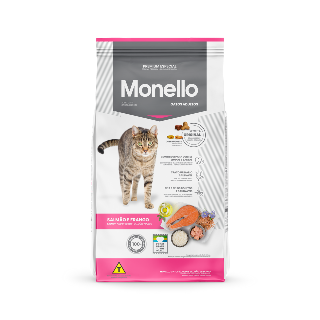 Monello Adult Cat Mix (Salmon and Chicken Flavor) - 1kg