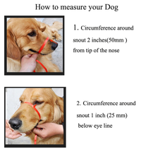 Dog Muzzle PU Leather - M - pink
