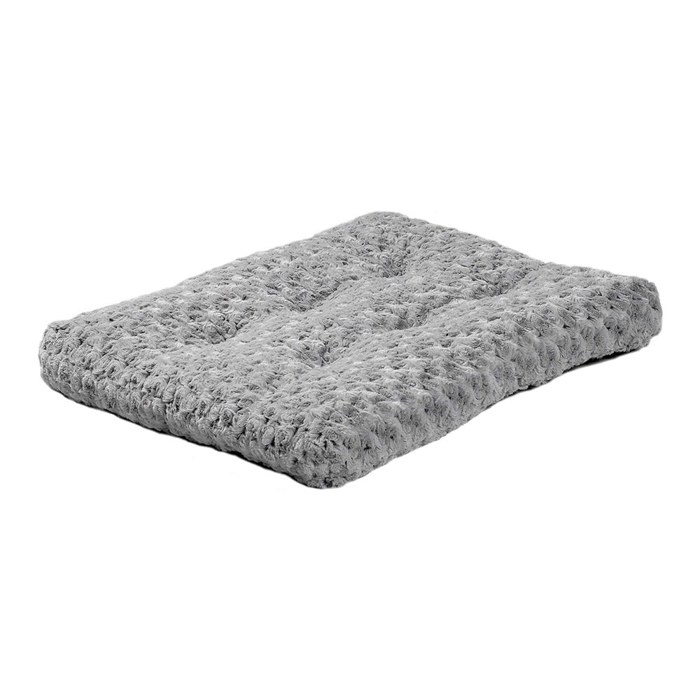 QuietTime® Deluxe Ombré Swirl Pet Bed – 18 inch (Grey)