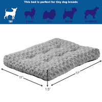 Thumbnail for QuietTime® Deluxe Ombré Swirl Pet Bed – 18 inch (Grey)