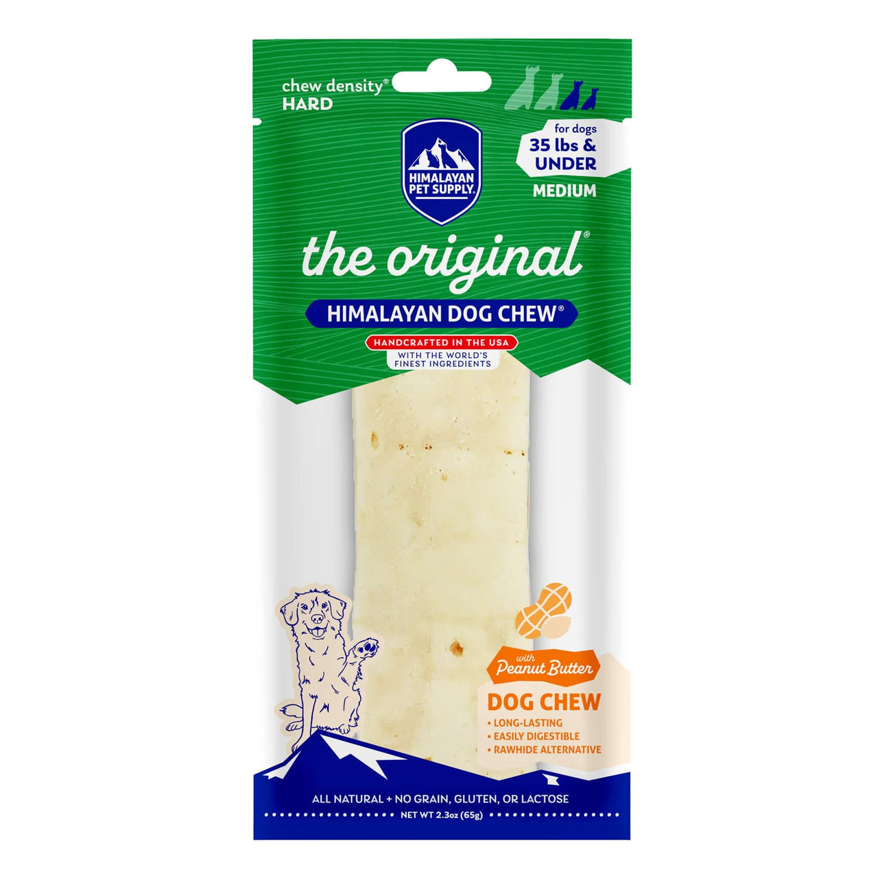 The Original Himalayan Dog Chew – Peanut Butter (Medium)