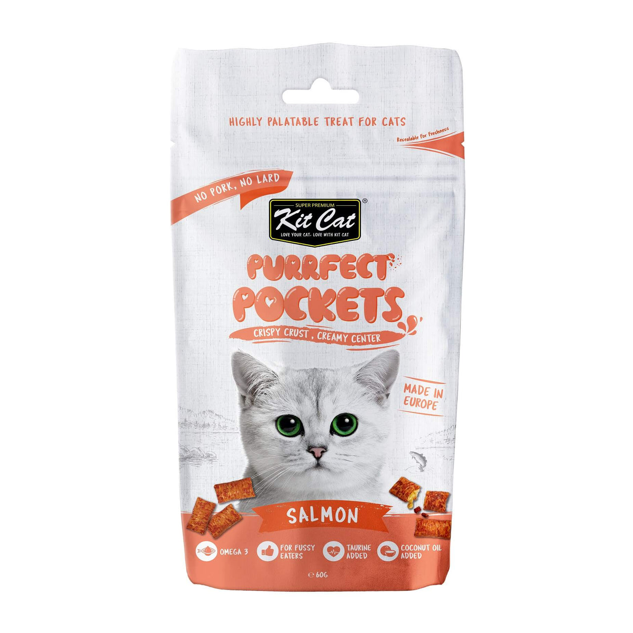 Kit Cat Purrfect Pockets Salmon 60g