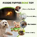 Pado Bow Tie Nylon and Wood TPR Dog Treat Toy 14x6x3.5 cm