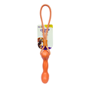 Pado Chomp Chum Bone EVA Toy With Rope-orange-20x8.5cm [Rope Length:30cm]