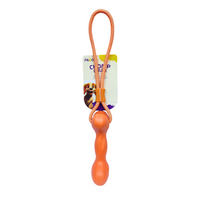Pado Chomp Chum Bone EVA Toy With Rope-orange-20x8.5cm [Rope Length:30cm]