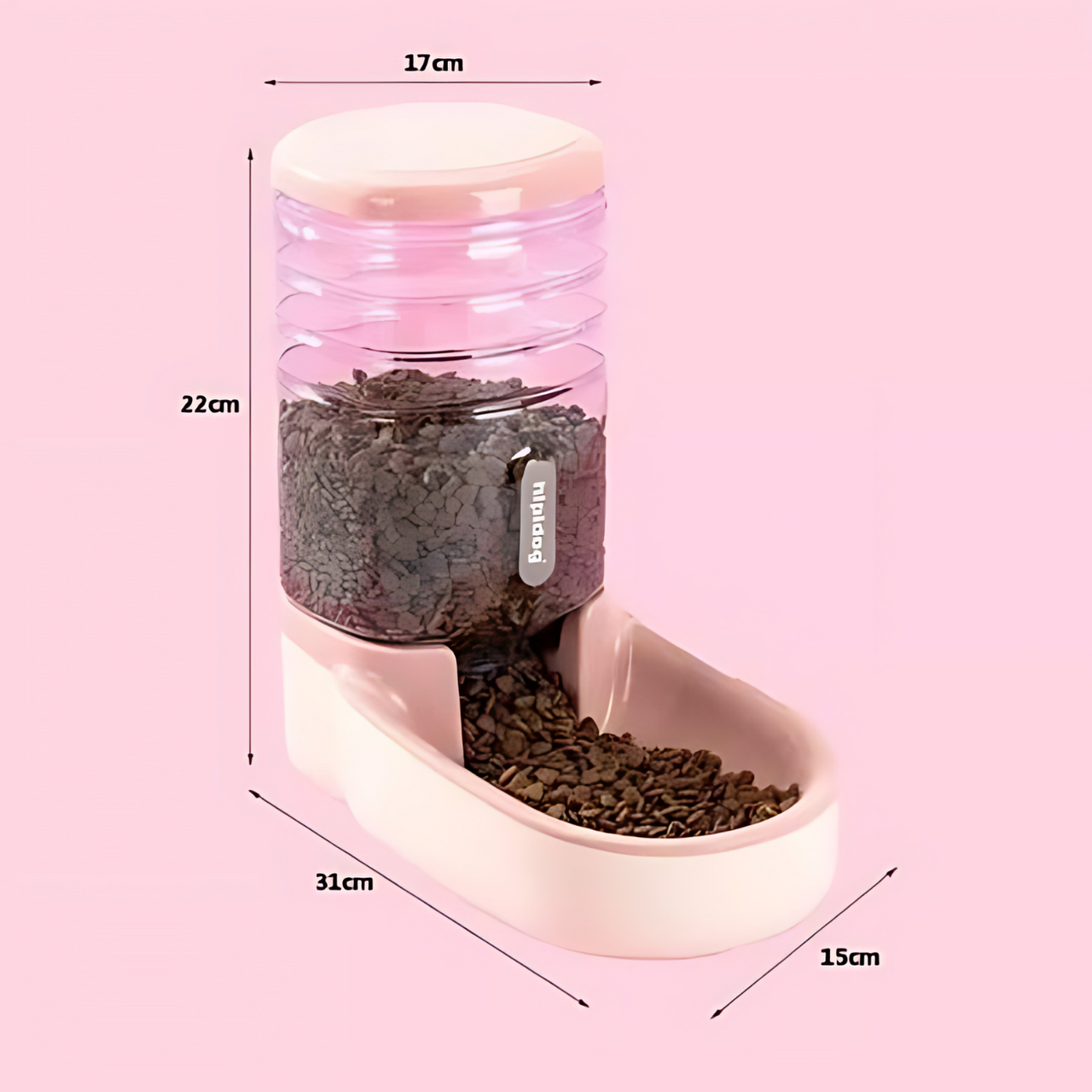 Pado Classic Food Dispenser-Pink  3500ml