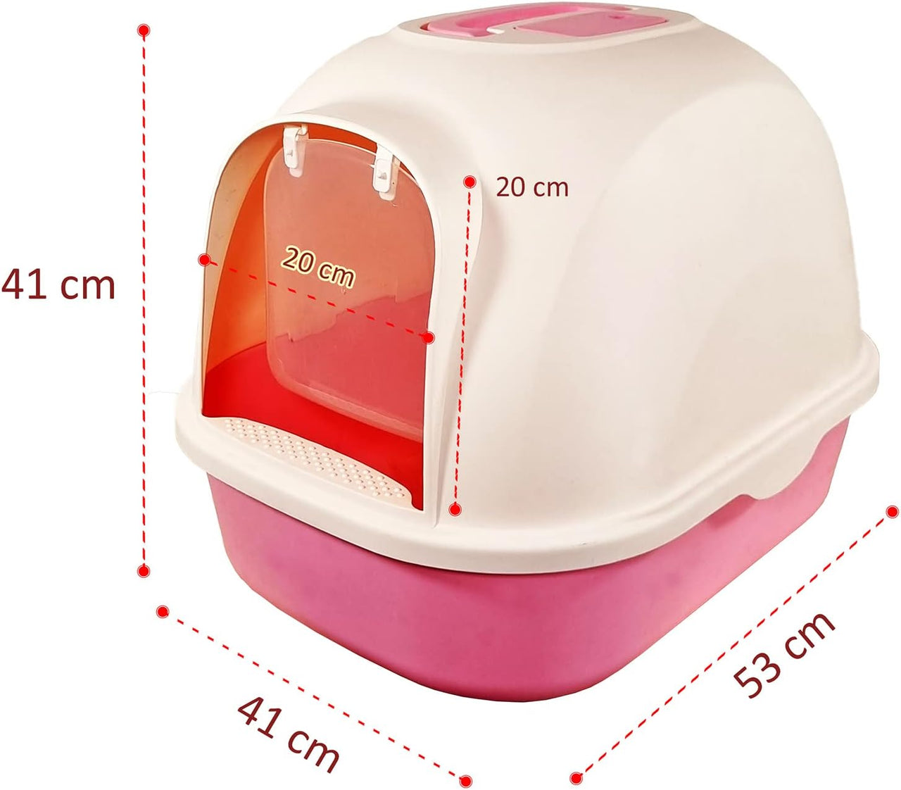 Pado Hoodie Cat Litter Box 53*41*41cm-Coffee