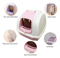 Pado Litterarium Cat Litter Box 50.5*44.5*40 cm- Coffee