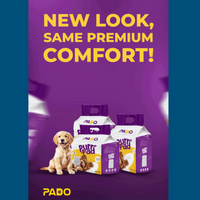 Pado Pet Pad - Advanced Layer Protection - 50 x 50cm - 100pcs