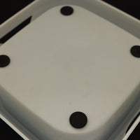 Pado Square Anti Spill Pet Bowl 21x21x7.8cm[1000ml] -Rose Red