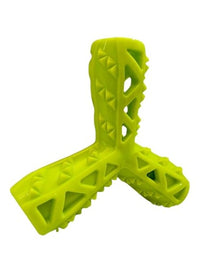 Pado Triangle 3in1 TPR Rubber Dog Treat Toy With Crinkle and Squeker 14x12.2x4.1 cm