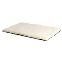 Thumbnail for QuietTime Reversible Paw Print Fleece Pet Bed - 24 inch