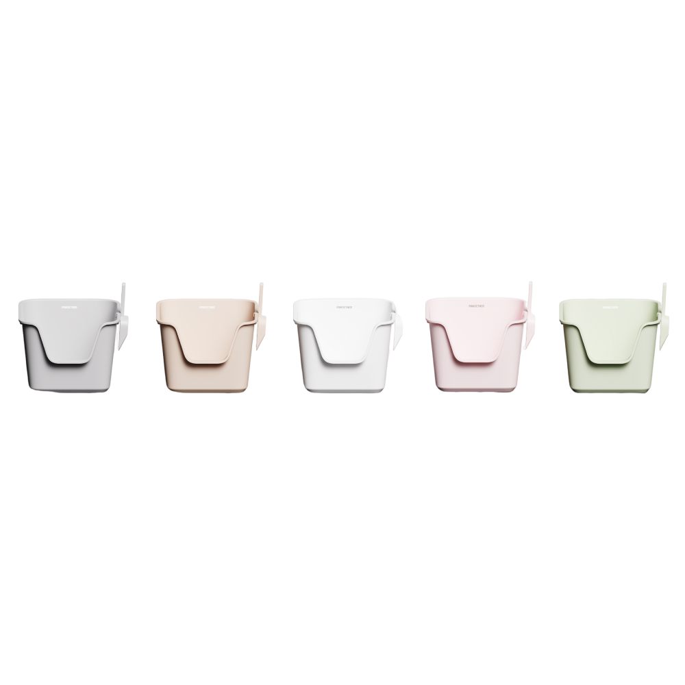 Pawgether Open Cat Litter Box With Scoop-CF2-57x44x32.5cm-Green