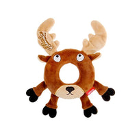 Thumbnail for Plush Friendz Deer with Foam Rubber Ring and Squeaker