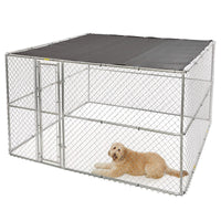 Thumbnail for K9 Extra-Large Steel Chain Link Portable Kennel