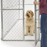 Thumbnail for K9 Large Steel Chain Link Portable Kennel