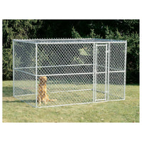 Thumbnail for K9 Large Steel Chain Link Portable Kennel