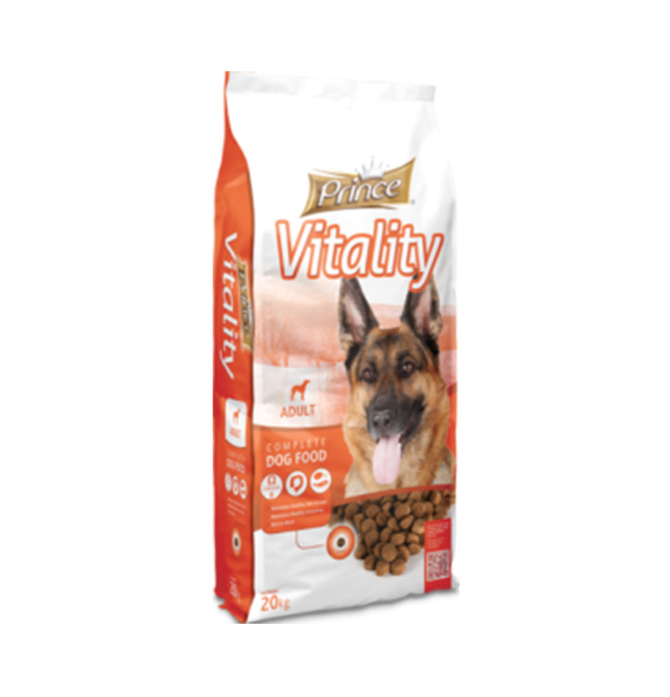Prince Adult Dog Food 20kg - Prince Vitality Adult 20kg