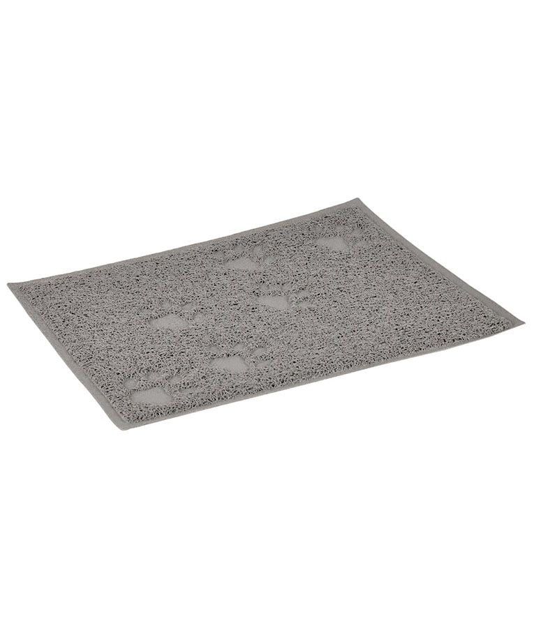 Flamingo Tumbi Rectangular Cat Litter Tray Mat - Blue SMALL