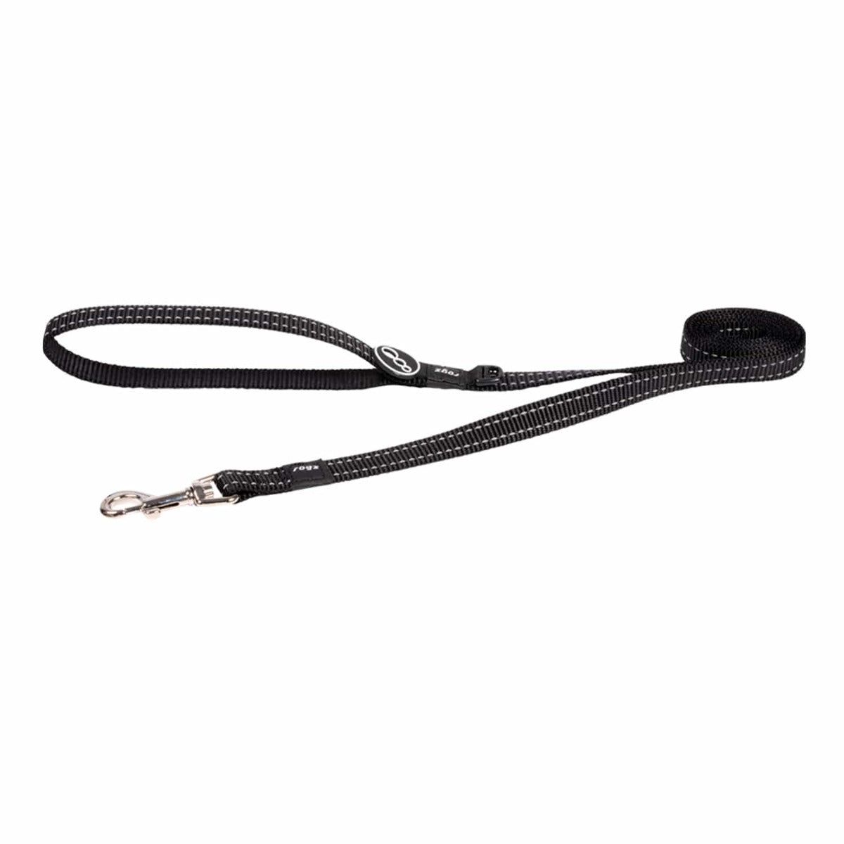Rogz Utility Reflective Stitching Dog Leash - Brown LARGE