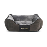 Scruffs Chester Box Dog Bed - Grey SMALL