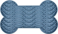 Flamingo Yummy Silicone Bone Lick Pad - Mint Green MEDIUM