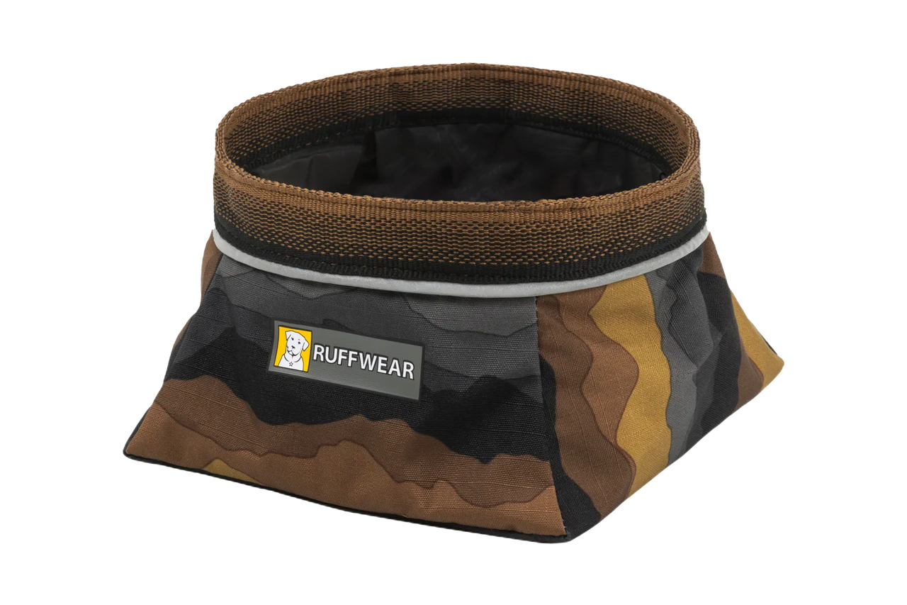 Ruffwear Quencher Cinch Top Packable Dog Bowl - Spring Mountain L