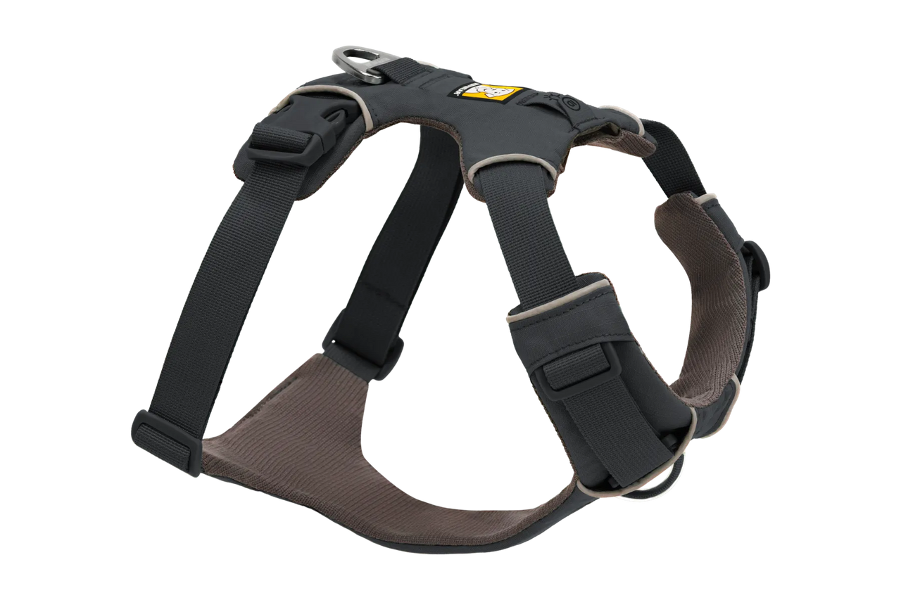 Ruffwear Front Range Padded Dog Harness - Basalt Gray MEDIUM