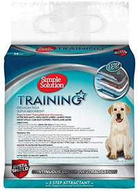 Thumbnail for Simple Solution Premium Dog and Puppy Training Pads Pack of 14