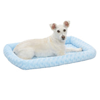 Thumbnail for QuietTime Deluxe Powder Blue Bolster Bed – 30″