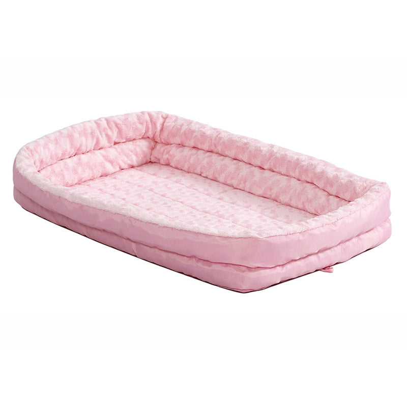 QuietTime Pink Fashion Double Bolster Bed - 36 inch