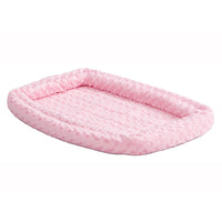 Thumbnail for QuietTime Pink Fashion Double Bolster Bed - 18 inch