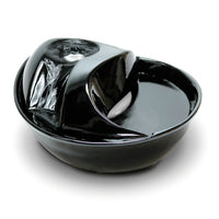 Thumbnail for Raindrop Durable Ceramic Pet Fountain 60 oz (Black)