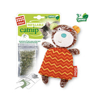 Thumbnail for Refillable Catnip (Bear) with 3 Catnip Teabags in Ziplock bag