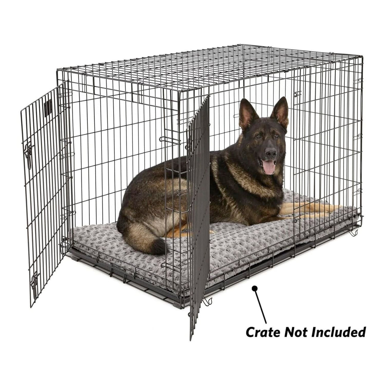 QuietTime® Deluxe Ombré Swirl Pet Bed – Grey - 24 inch