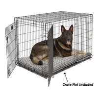 Thumbnail for QuietTime® Deluxe Ombré Swirl Pet Bed – Grey - 24 inch
