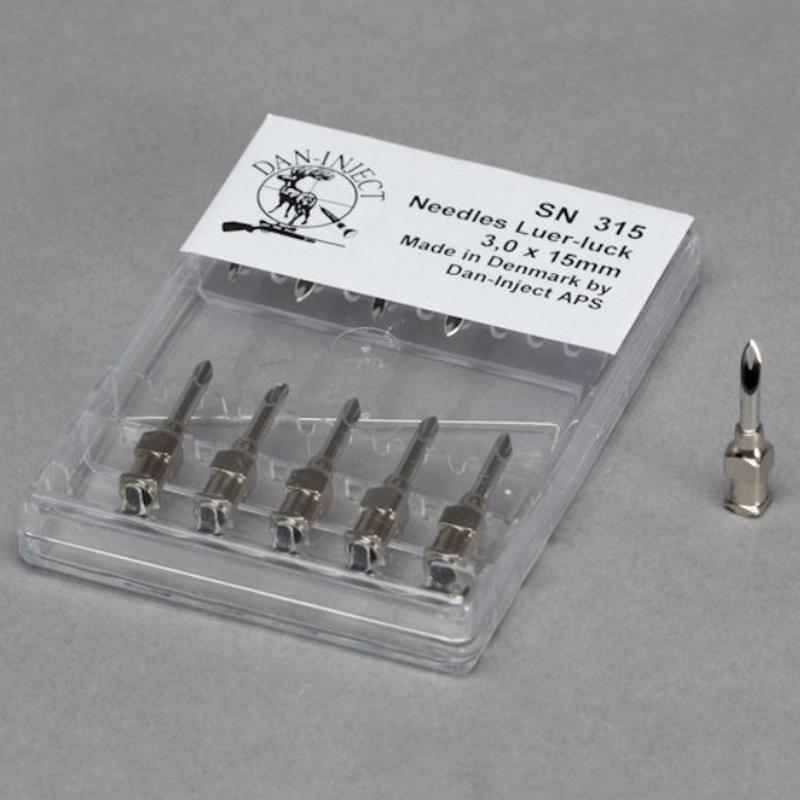 JAB STICK LUER LOCK NEEDLES 3.0 X 15MM