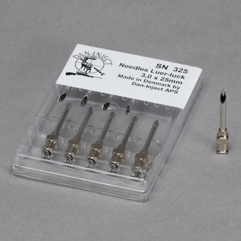 JAB STICK LUER LOCK NEEDLES 3.0 X 25MM