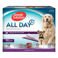 Thumbnail for Simple Solution All Day Premium Dog Pads, Lavender Scent, 23″ x 24″ – Pack of 100