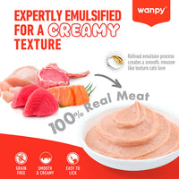 WANPY Superfoods Creamy Treat For Cat Lamb With Beetroot & Turmeric 70g