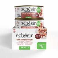Schesir Complements Cat Wet Food  in Jelly Can- Tuna With Red Mullet 70g [MOQ:12pcs]