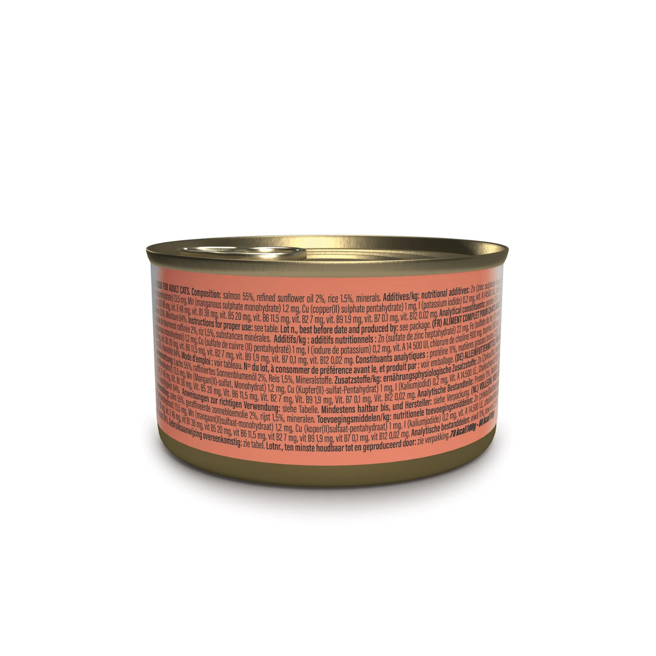 Schesir Complete & Balanced Nutrition Wet Cat Food in Broth Can- Natural Salmon 85g [MOQ:12pcs]