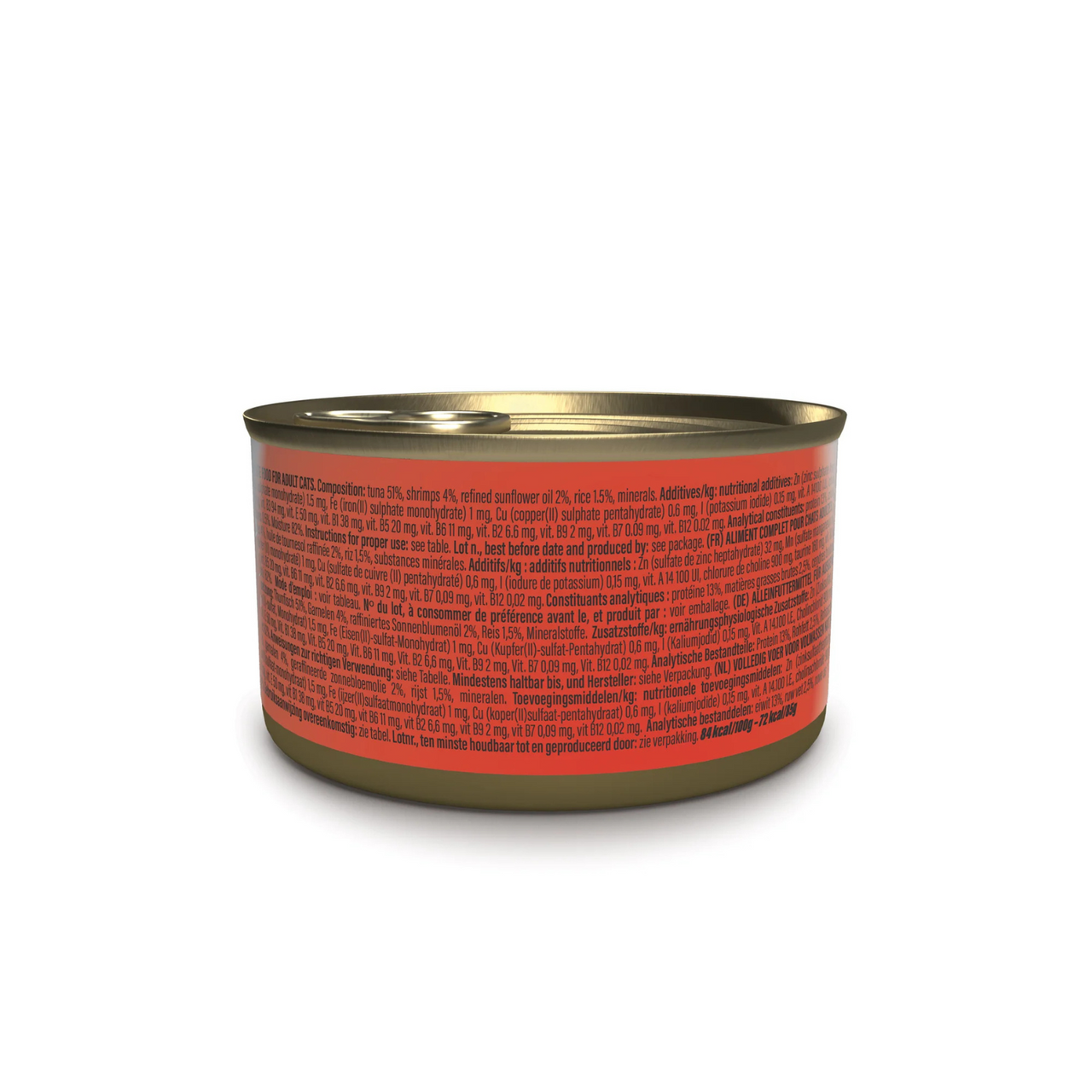 Schesir Complete & Balanced Nutrition Wet Cat Food in Jelly Can- Tuna With Shrimp 85g [MOQ:12pcs]