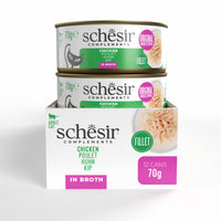 Schesir Wet Cat Food In Broth Can-Chicken 70g [MOQ:12pcs]
