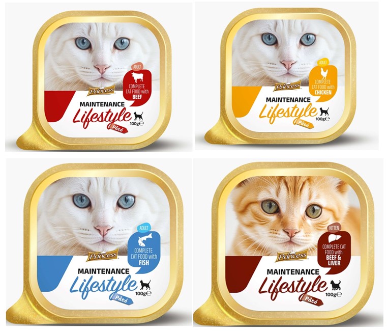 Princess Maintenance Lifestyle Cat Pate 100g - Kitten Beef & Liver