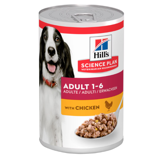 Hill’s Science Plan Adult Dog Food With Chicken (12x370g)