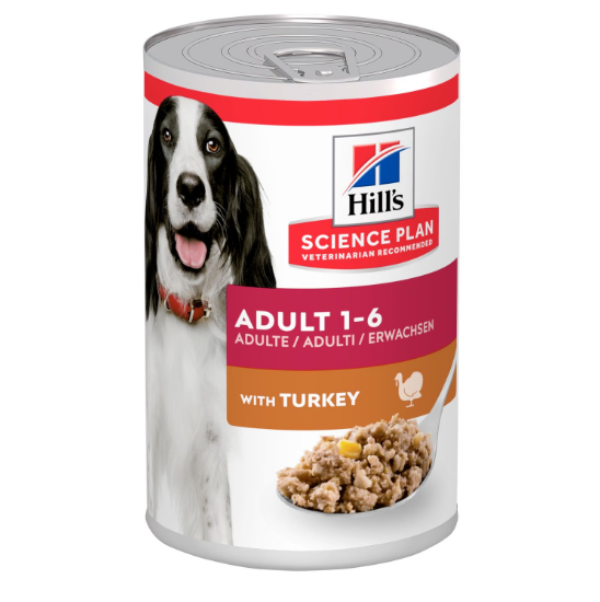 HILL’S SCIENCE PLAN Adult Dog Food with Turkey (12x370g)