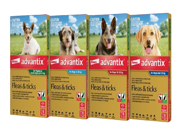 Advantix spot on for Dogs up to 4kg